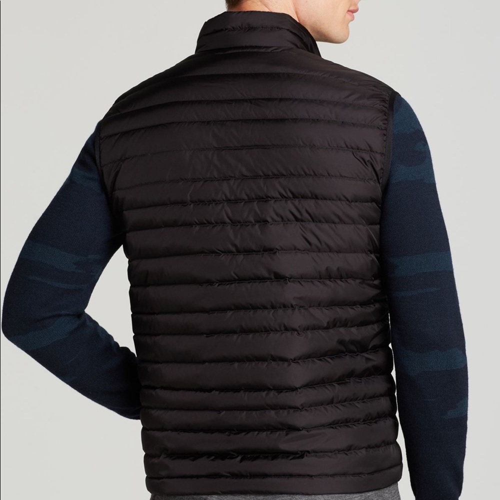 Theory Men's Black Timur Hames down Vest - Picture 2 of 10